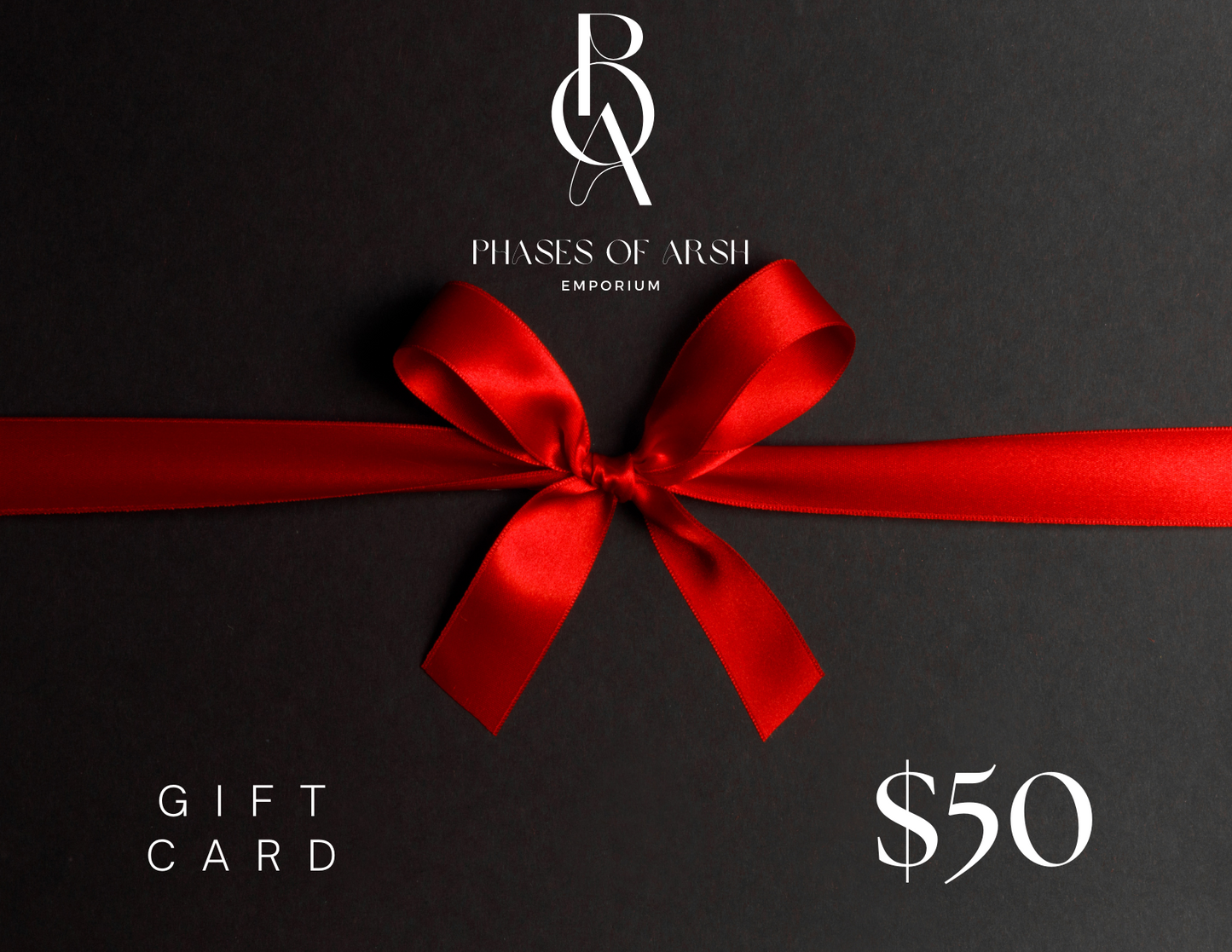 Phases of Arsh Gift Card